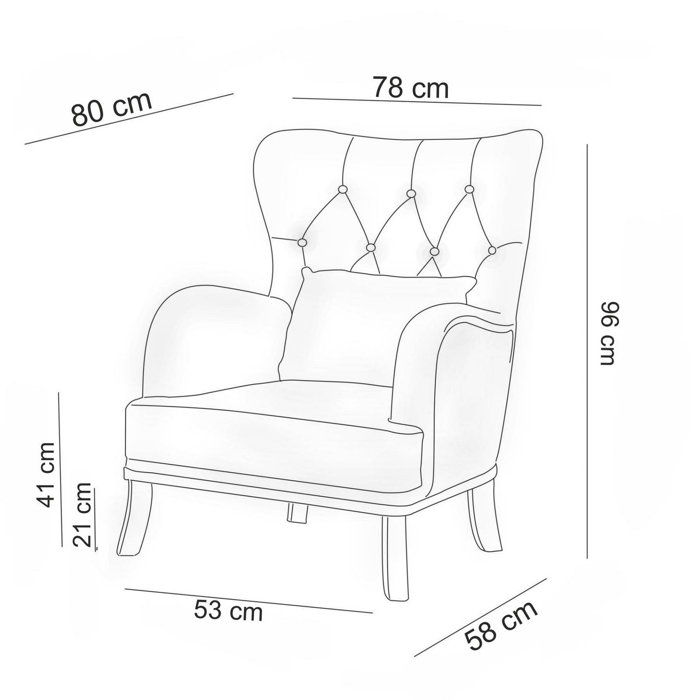 Bless international Upholstered Wingback Chair Wayfair